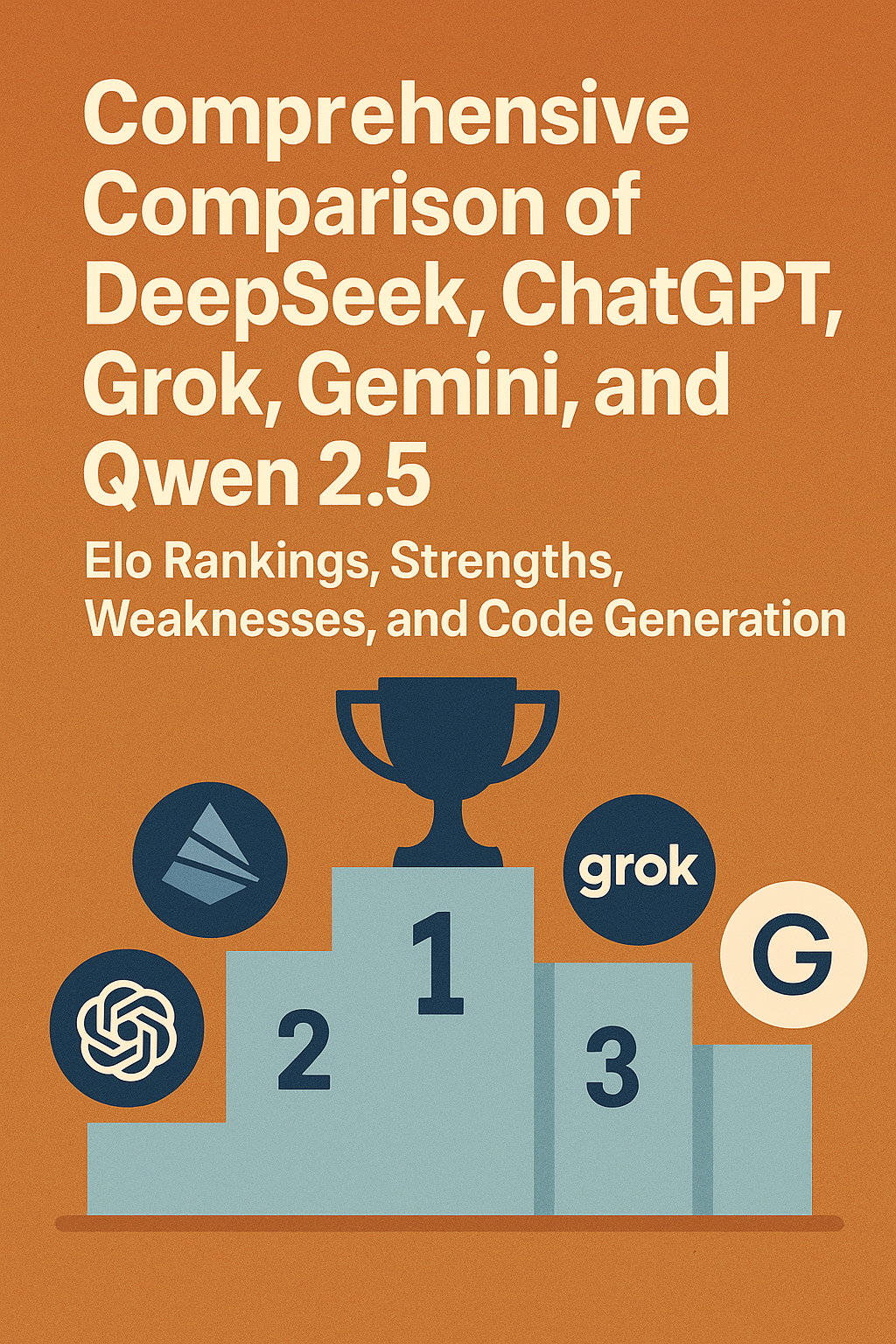 Comprehensive Comparison of DeepSeek, ChatGPT, Grok, Gemini, and Qwen 2