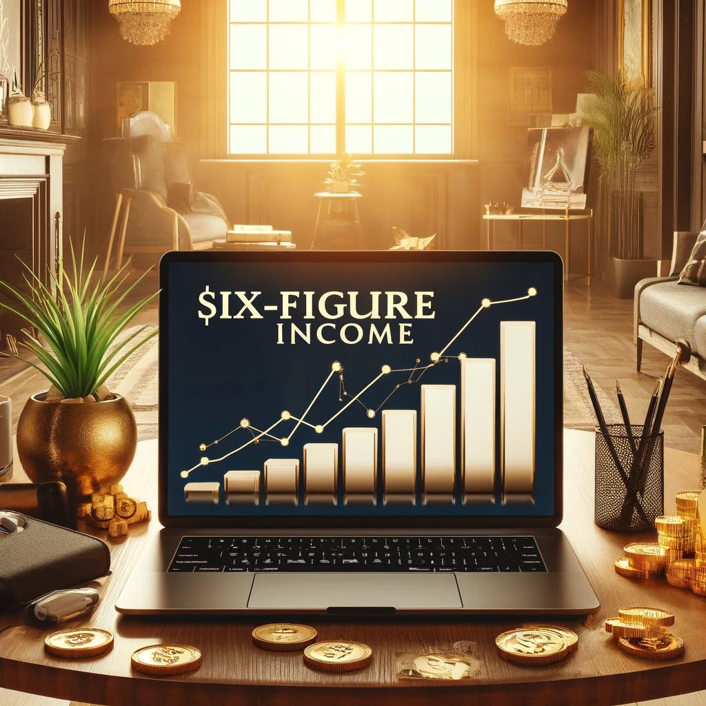 The Ultimate Guide to Earning a Six-Figure Income From Home — No Experience Needed!  by 