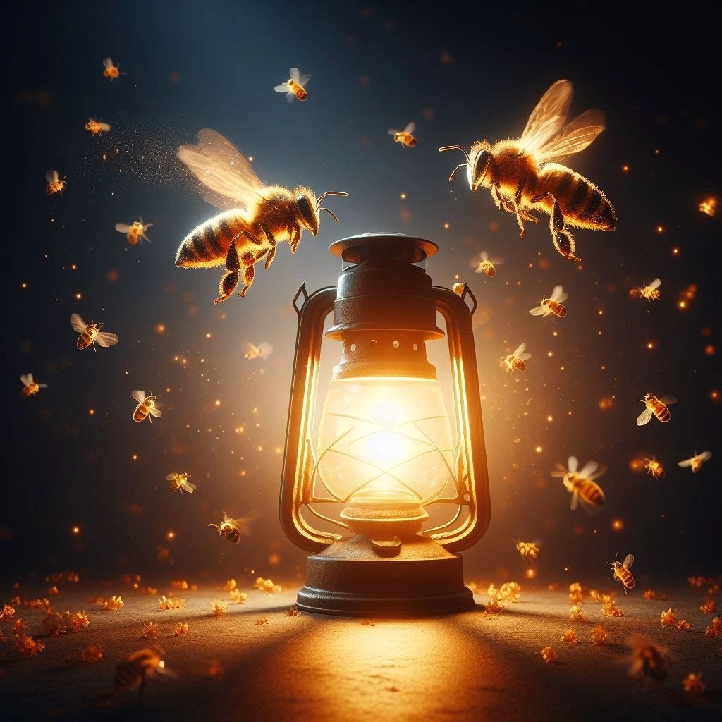 Are Bees Attracted to Light?. Are Bees Attracted to Light and Why Do