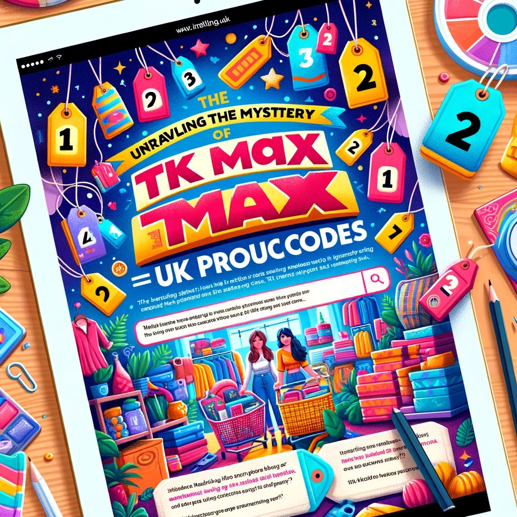 Unraveling the Mystery of TK Maxx UK Product Codes by Medium