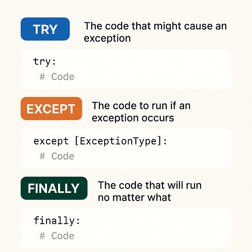 🐍 Understanding Error Handling in Python: try, except, finally ...