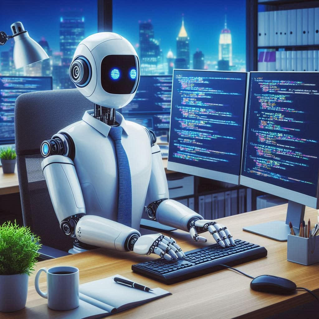 A cubicle for a non-human software engineer | by Pavel Vlasov ...