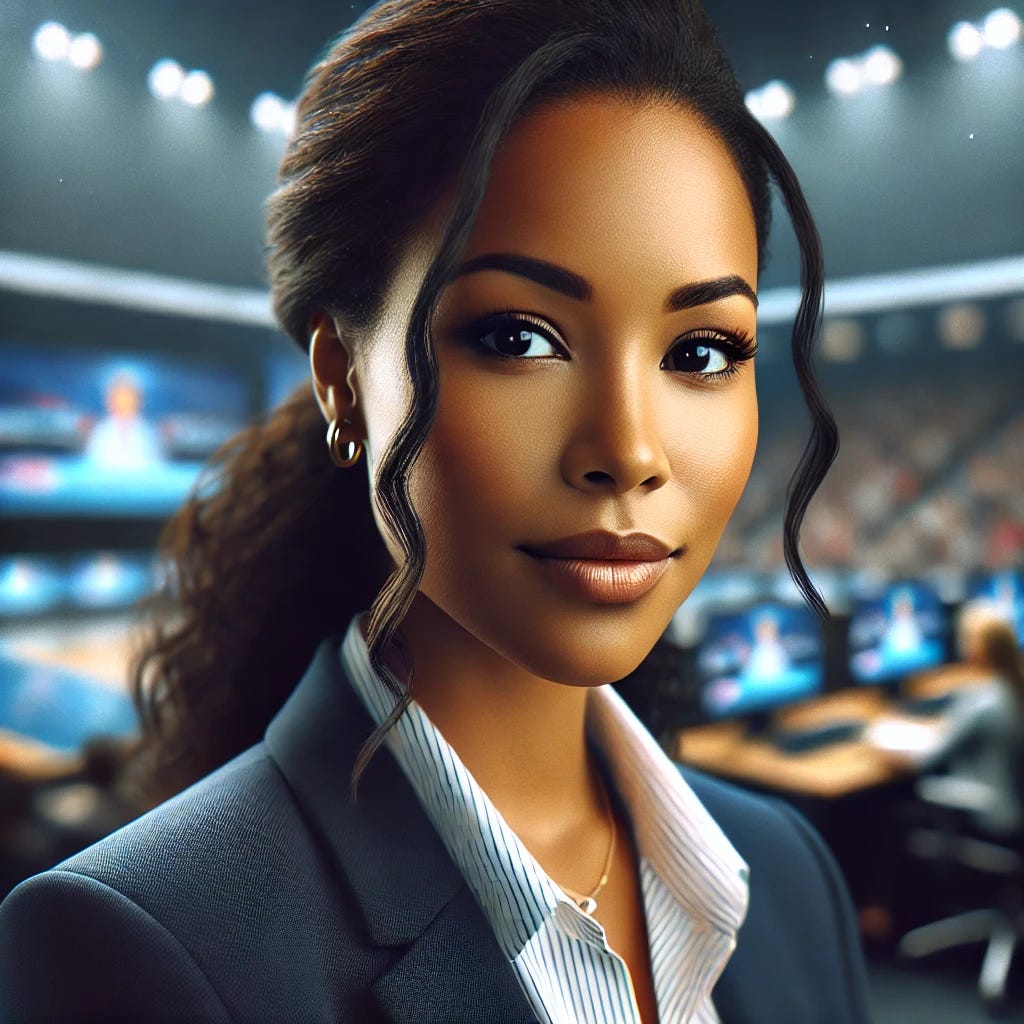 Malika Andrews — A Rising Star in Sports Journalism by Abbie(07)