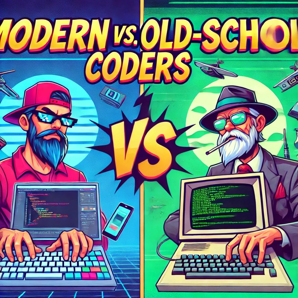 Modern vs. Old-School Coders. Who’s Got the Cooler IDE, the Fancier ...