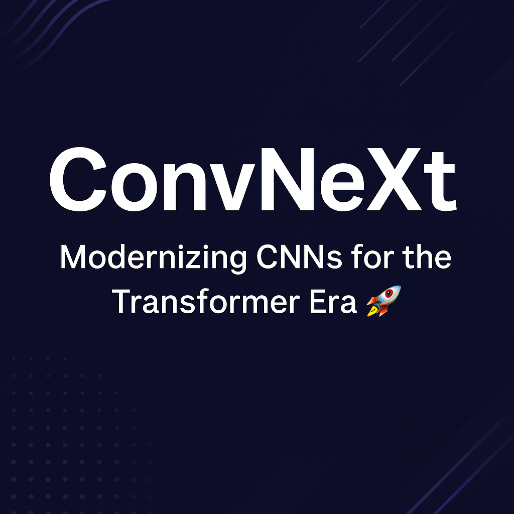 ConvNeXt: Modernizing CNNs for the Transformer Era 🚀 | by Kushagra ...