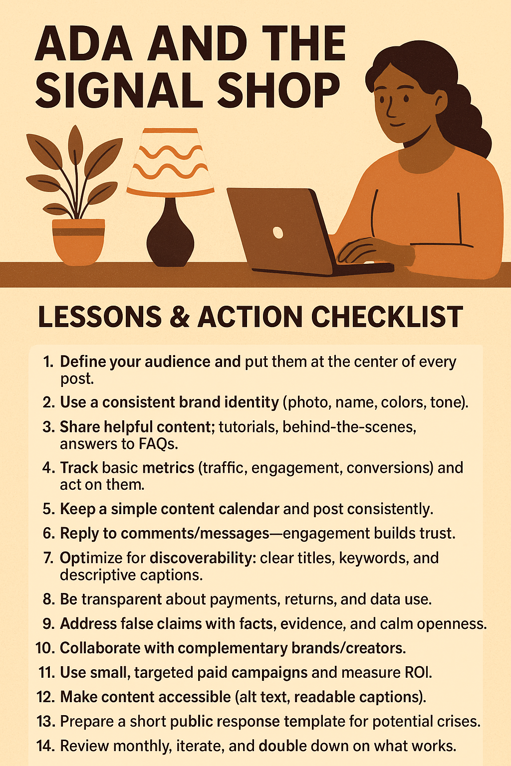 Ada and the Signal Shop (HOW TO CREATE ONLINE AWARENESS) | by Eru John ...