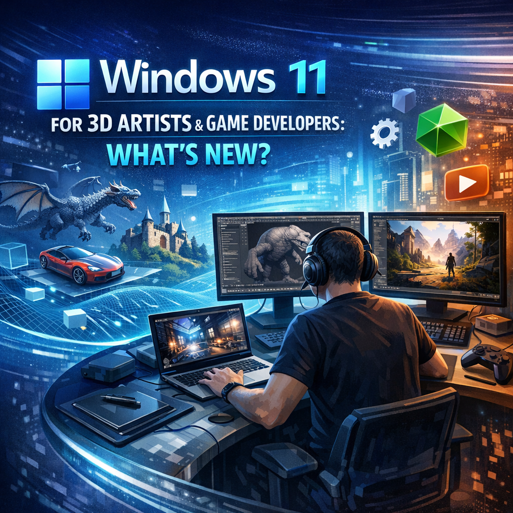 Windows 11 for 3D Artists and Game Developers: What’s New? | by Thalia ...