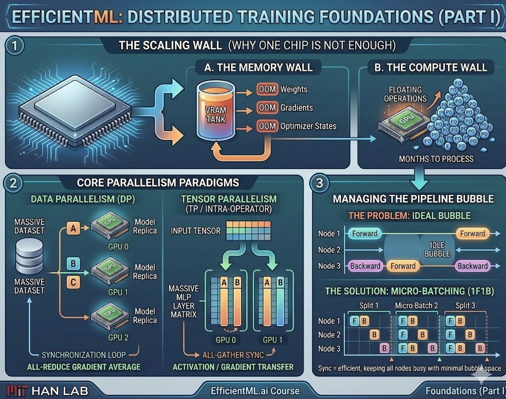 Distributed Training Foundations (Part I) | Tensor, Pipeline, Data ...