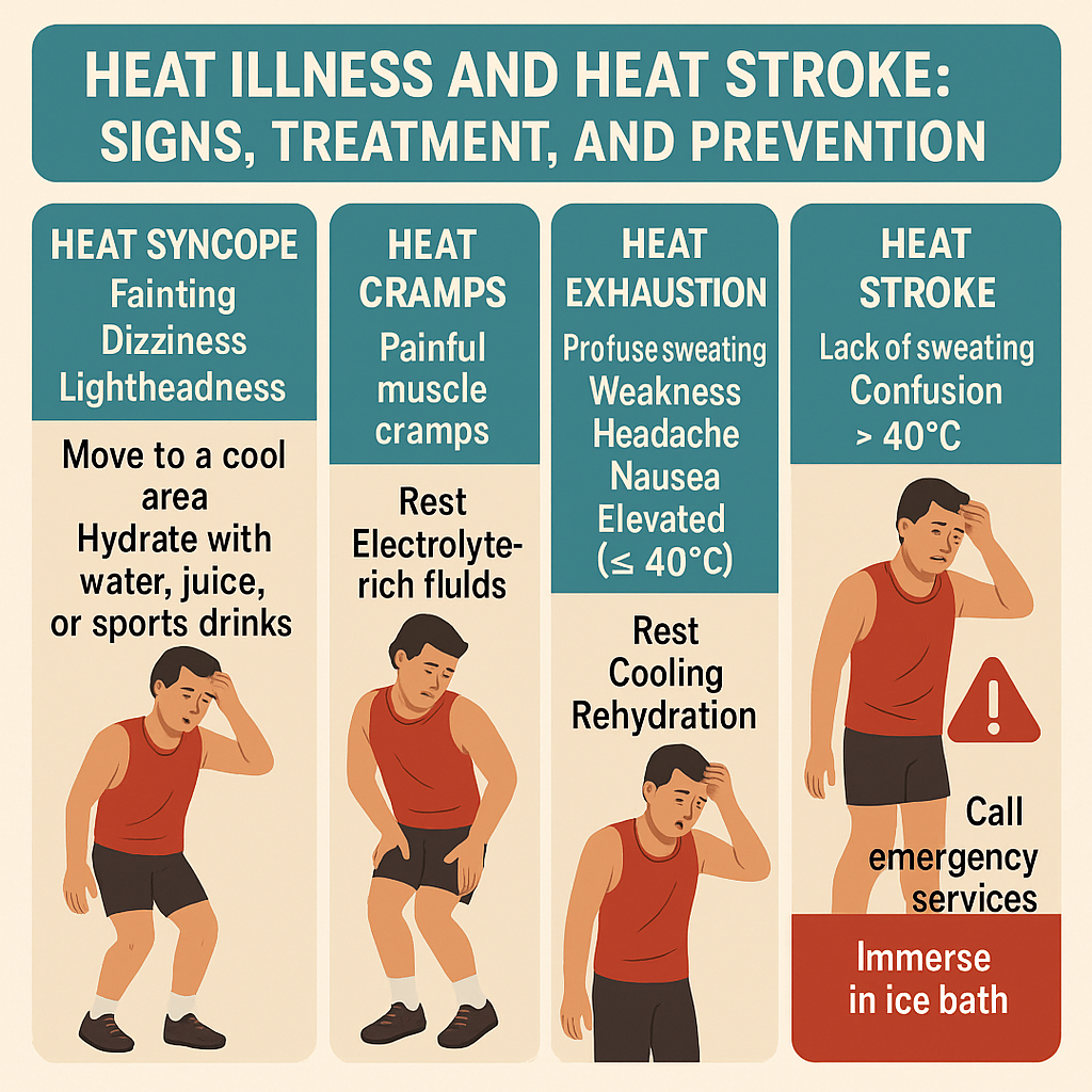 Recognizing and Treating Heat Illness and Heat Stroke | by Nabil ...