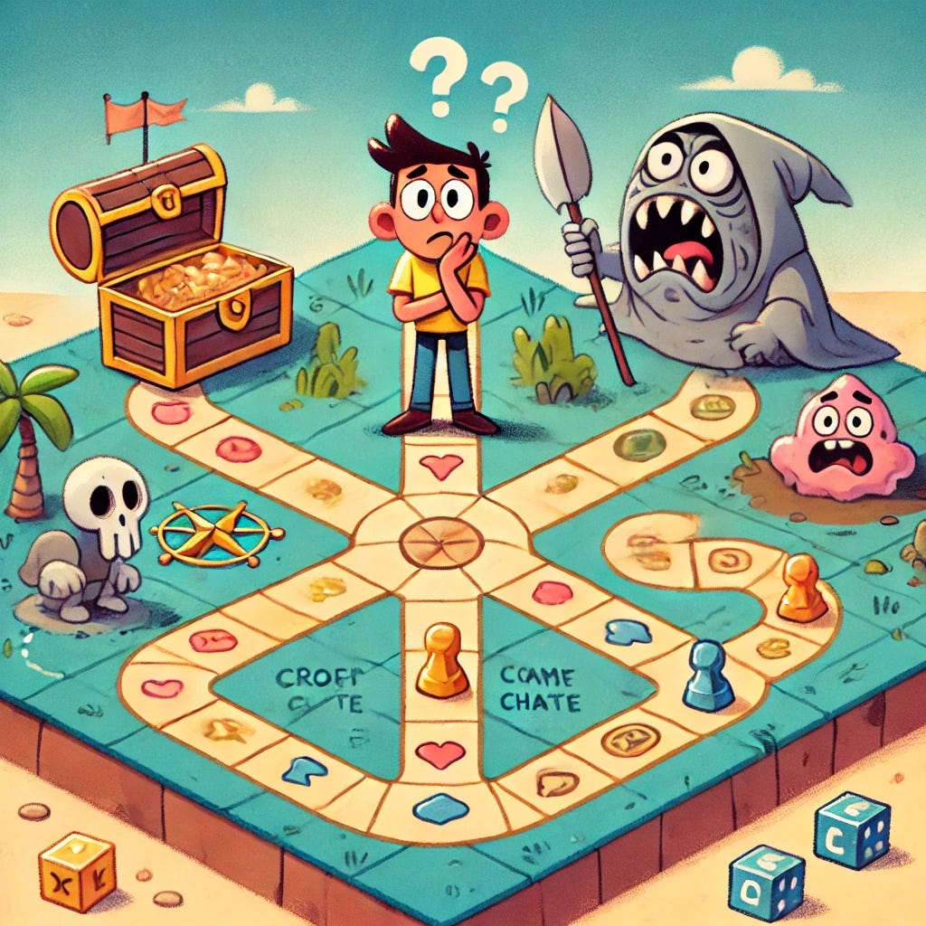 O peso das escolhas em game design | by DadoCWB | Mar, 2025 | Medium