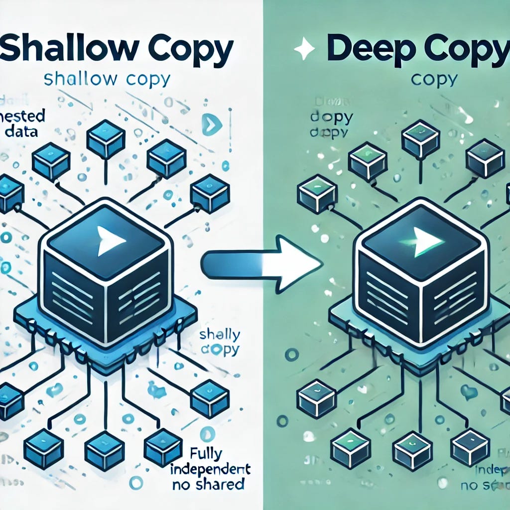 “Explain shallow copy and deep copy.” | by Bale | Nov, 2024 | Medium