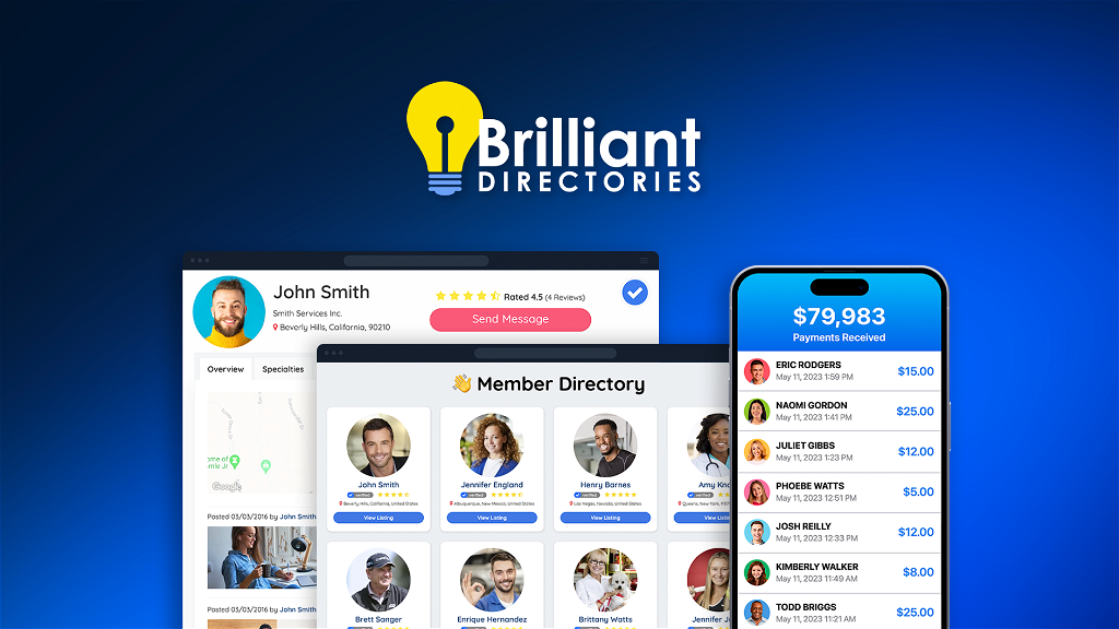 Brilliant Directories Lifetime Deal & Review Manage membership websites by SaaS Lifetime