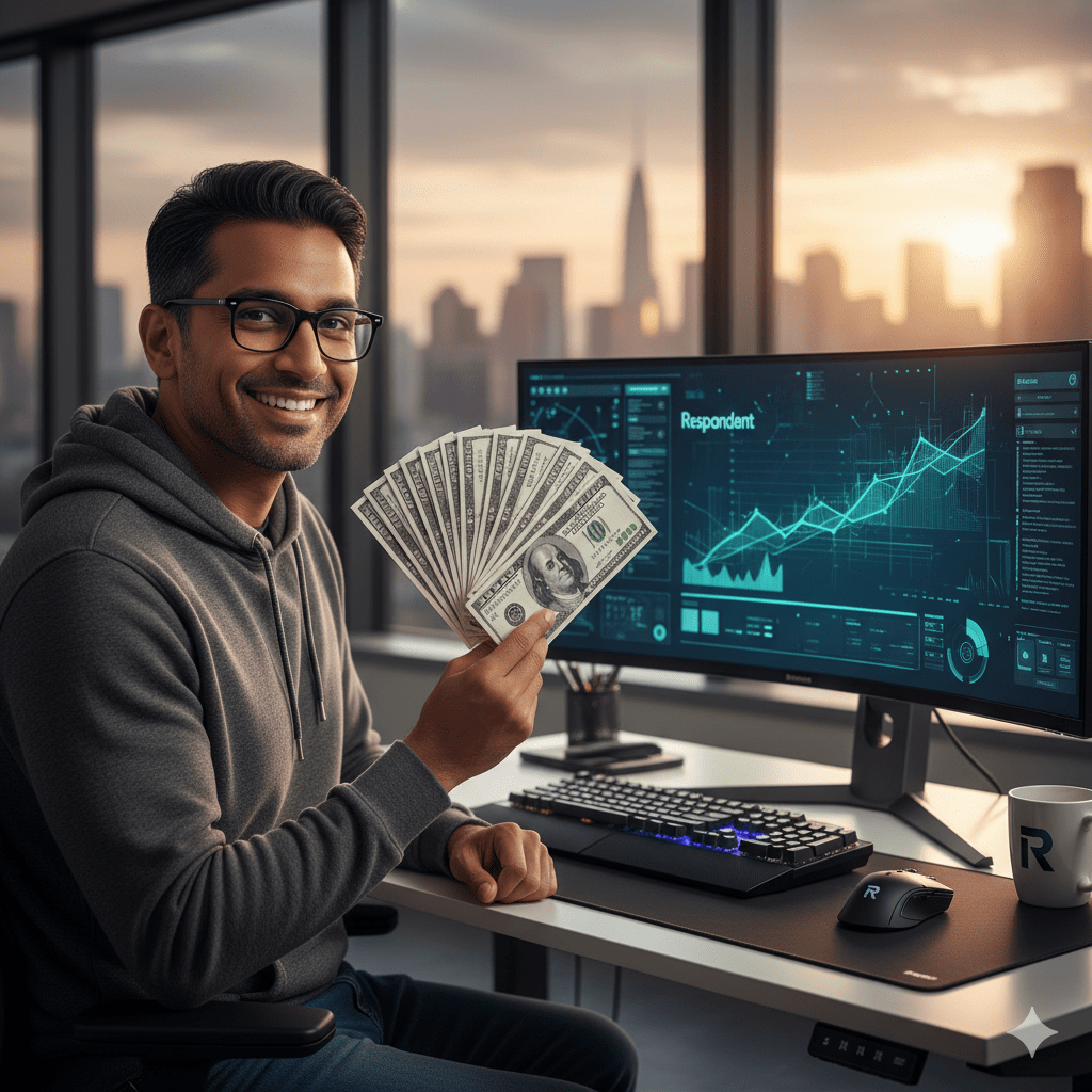 Unlock Your Expertise: Why Devs & even Non-Tech Pros Are Earning Big with Respondent