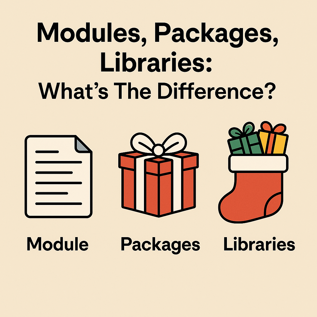 Modules vs Packages vs Libraries in Python: What’s the Difference? | by ...