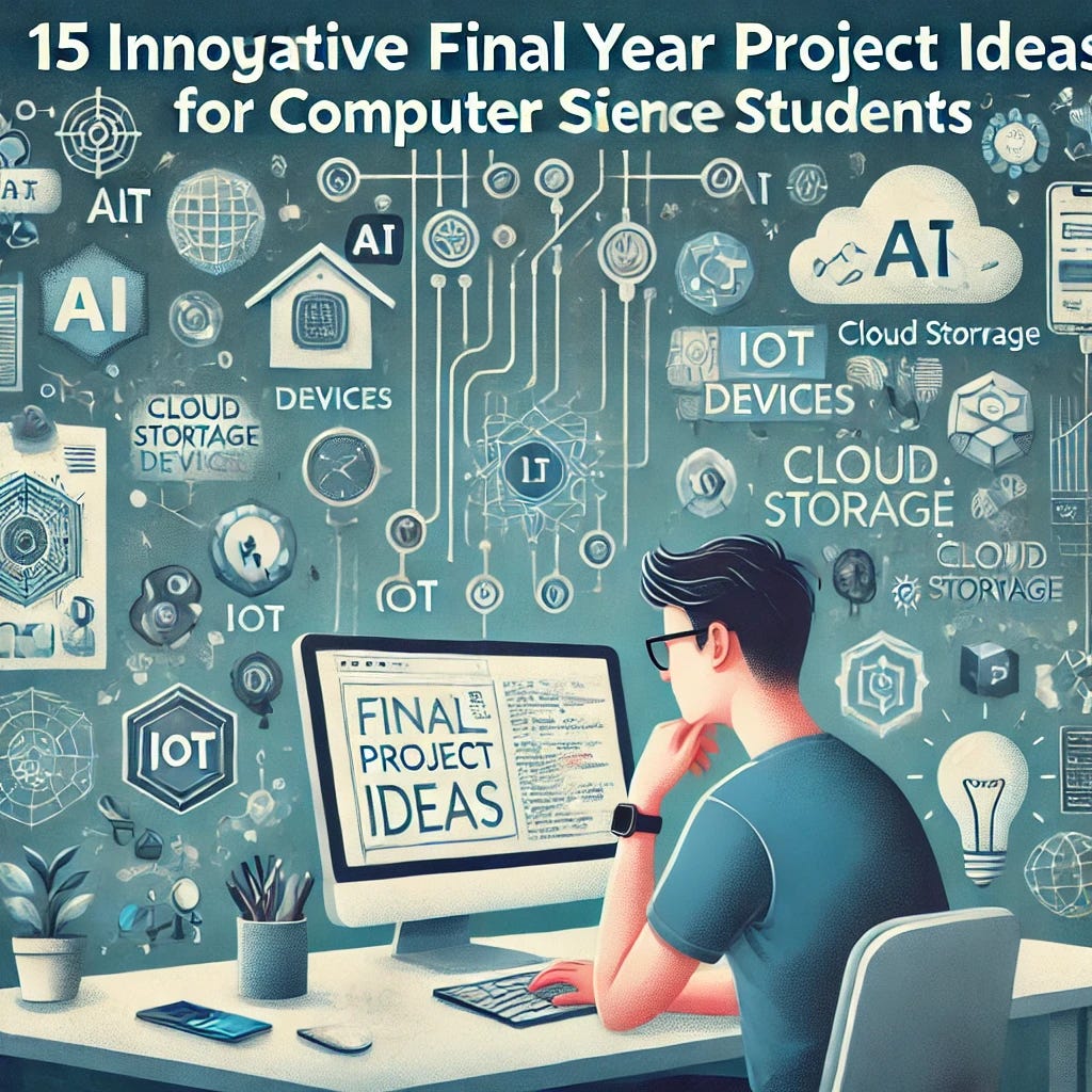 15 Final Year Project Ideas for Computer Science Undergraduate Students ...