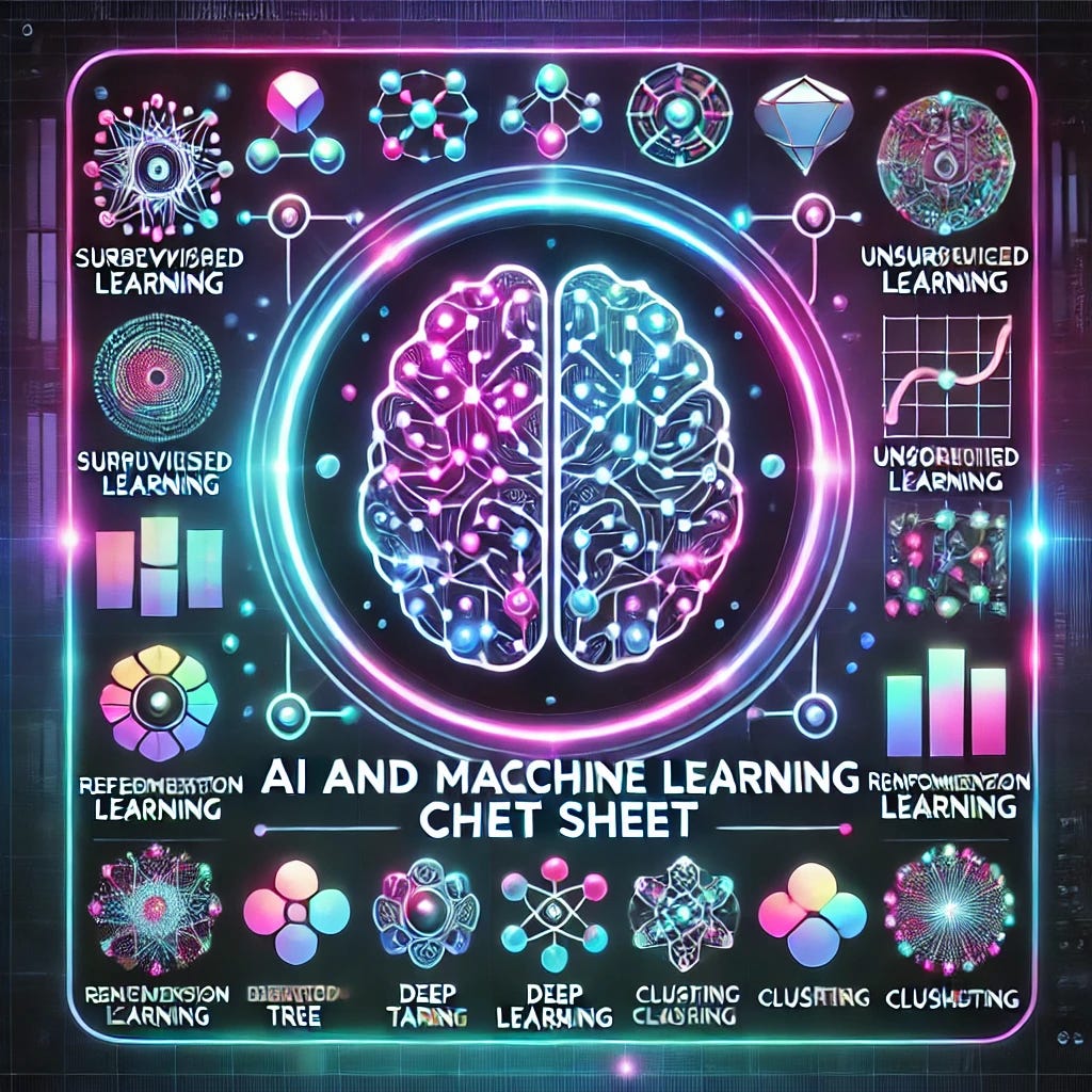 Machine Learning Algorithms Cheat Sheet for Data Scientists 🧠🤖 | by ...