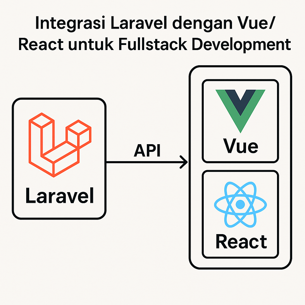 Integrasi Laravel dengan Vue/React untuk Fullstack Development | by M ...