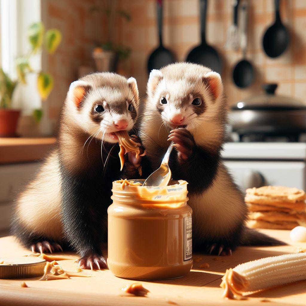 Can Ferrets Eat Peanut Butter? Is it safe or not? by Asad Ali Feb
