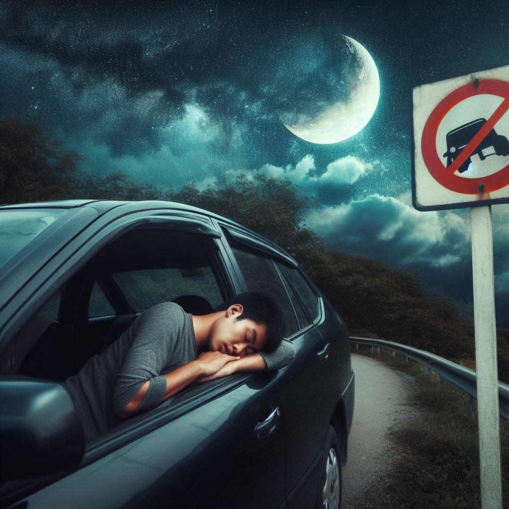 Is it illegal to sleep in your car? Medium