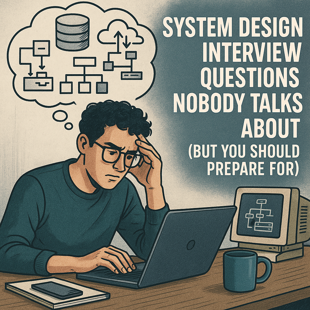 🧠 System Design Interview Questions Nobody Talks About (But You Should Prepare For)