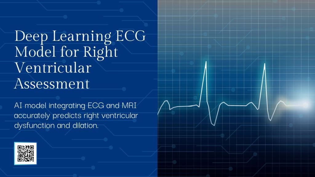 Deep Learning ECG Model for Right Ventricular Assessment | by Sreeram ...