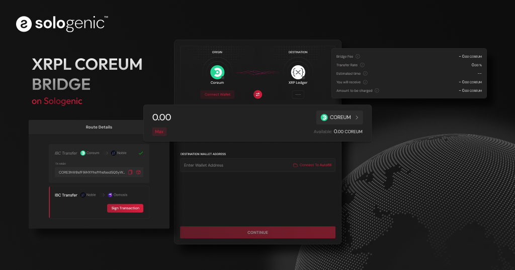 Sologenic Integrates the XRPL Coreum Bridge: Empowering XRP and SOLO Holders with DeFi Across 100+…