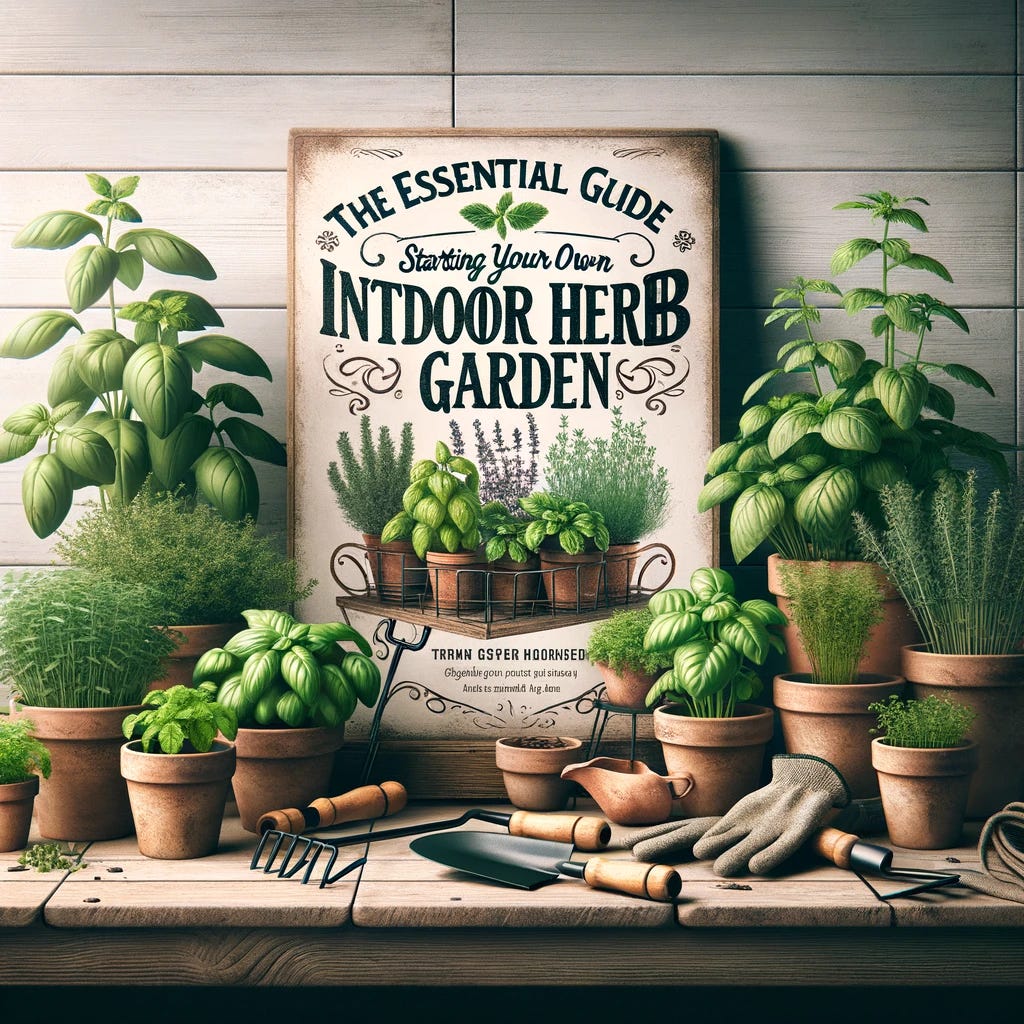 The Essential Guide to Starting Your Own Indoor Herb Garden by Cron
