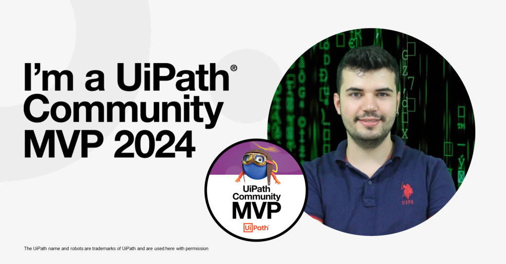 I'm a UiPath Community MVP 2024. Hello everyone. I’m here today with