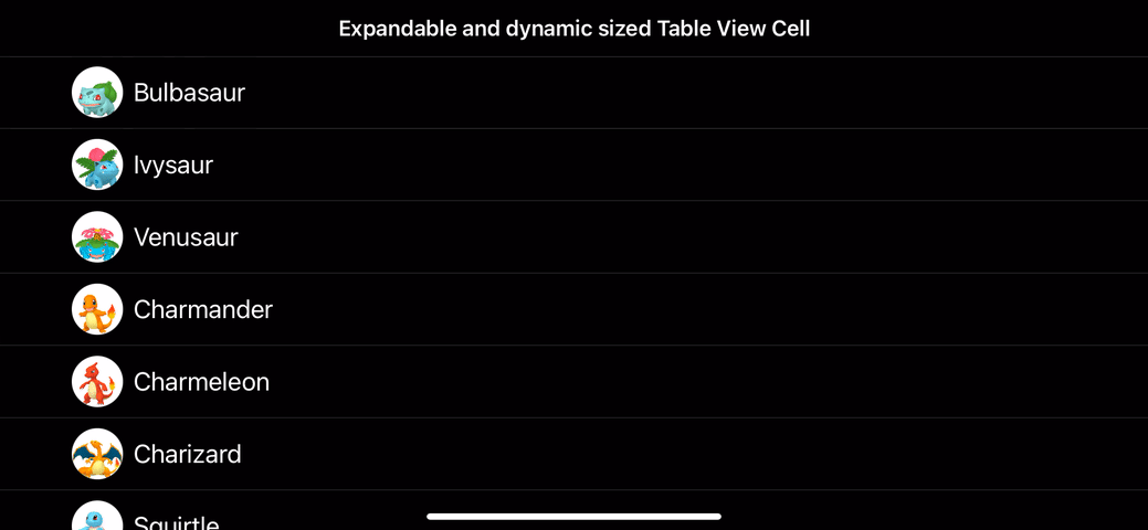 Expandable And Dynamic Sized Table View Cell | By Thomas Asheim ...