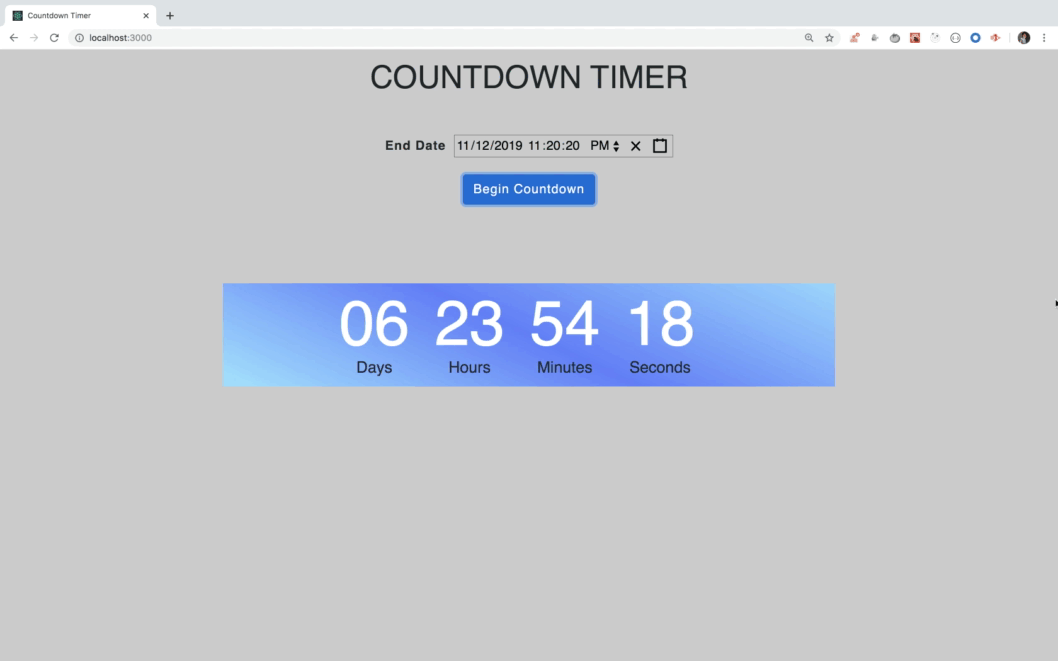 This Is How I Created A Countdown Timer App In React by Yogesh Chavan