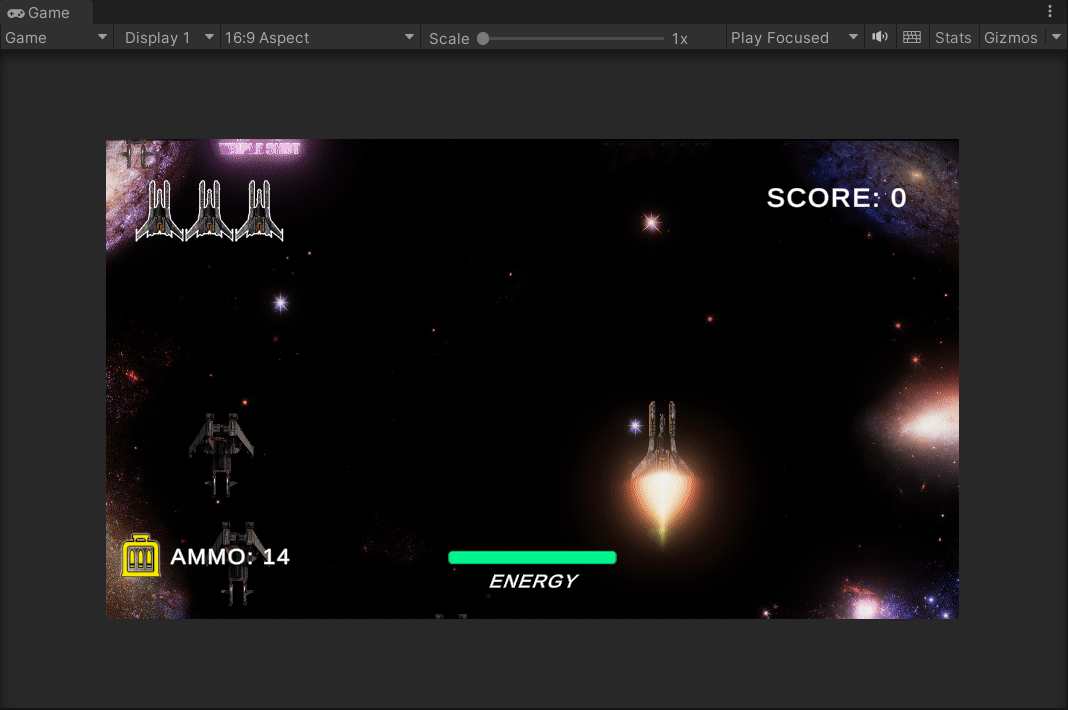 Day 20: 2D Space Shooter — Camera Shake | by Japji Multani | Medium