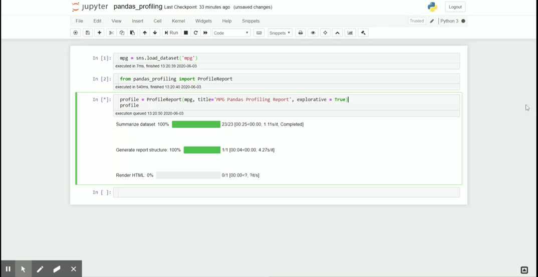 Fantastic Pandas Data Frame Report with Pandas Profiling | by ...