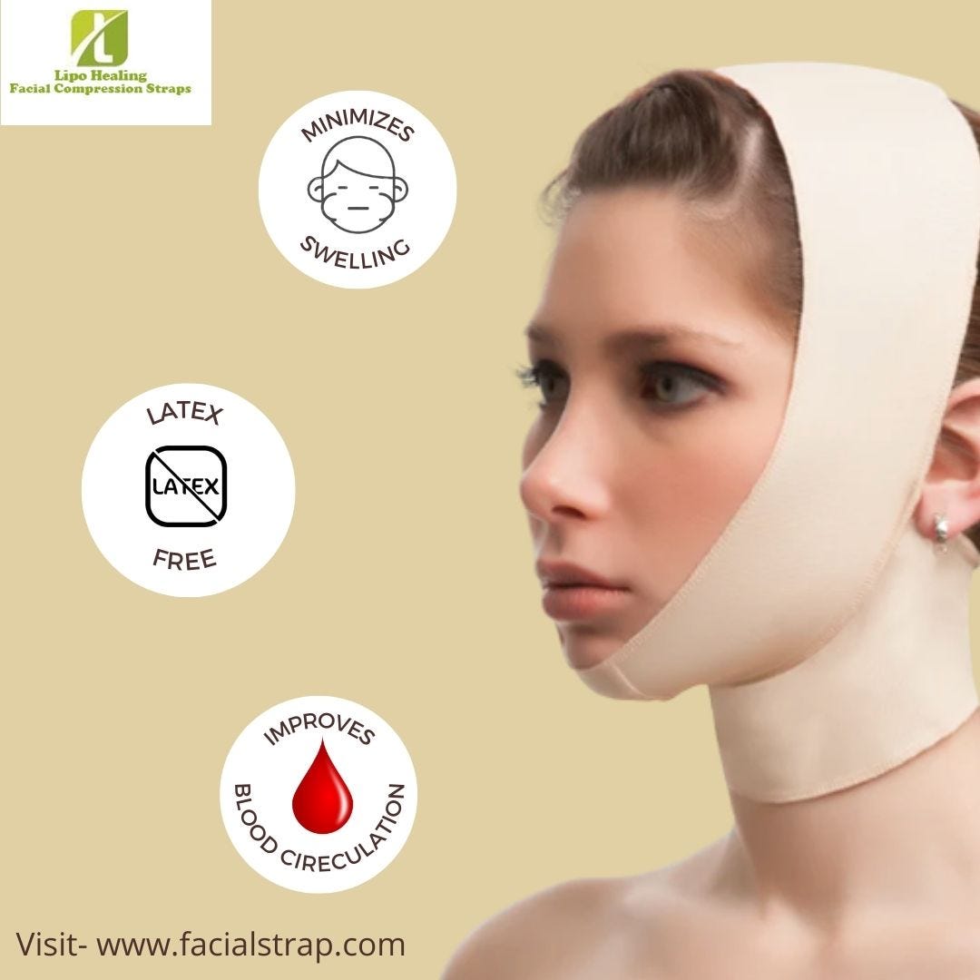 Why to use a Face strap with lipofoam neck compression chin strap after