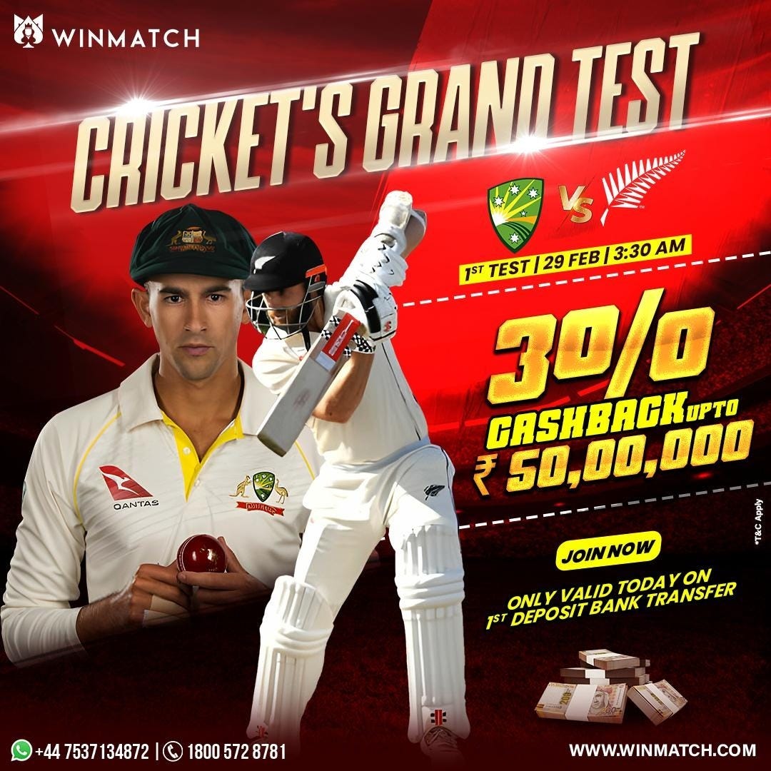 Australia vs New Zealand Test 2024 Unleash Your Cricket Passion on