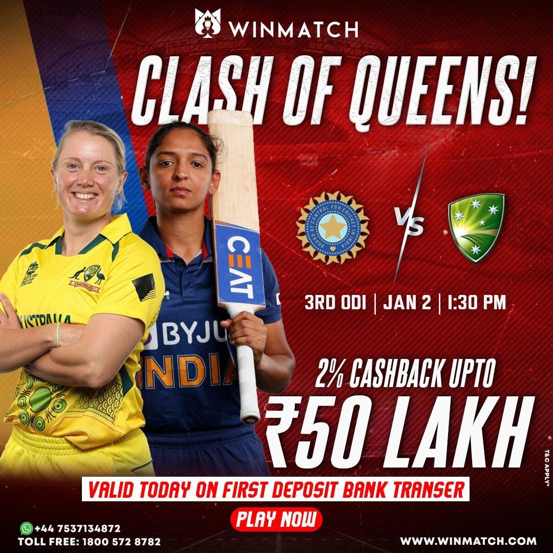 Thrilling Showdown India vs Australia 3rd Women’s OneDay Match 2023
