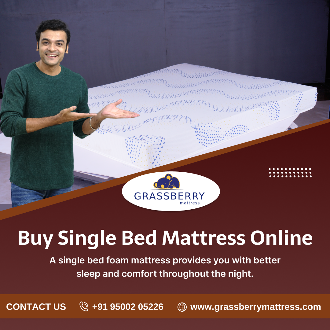 Transform Your Sleep Upgrade to a New Single Bed Mattress Online by