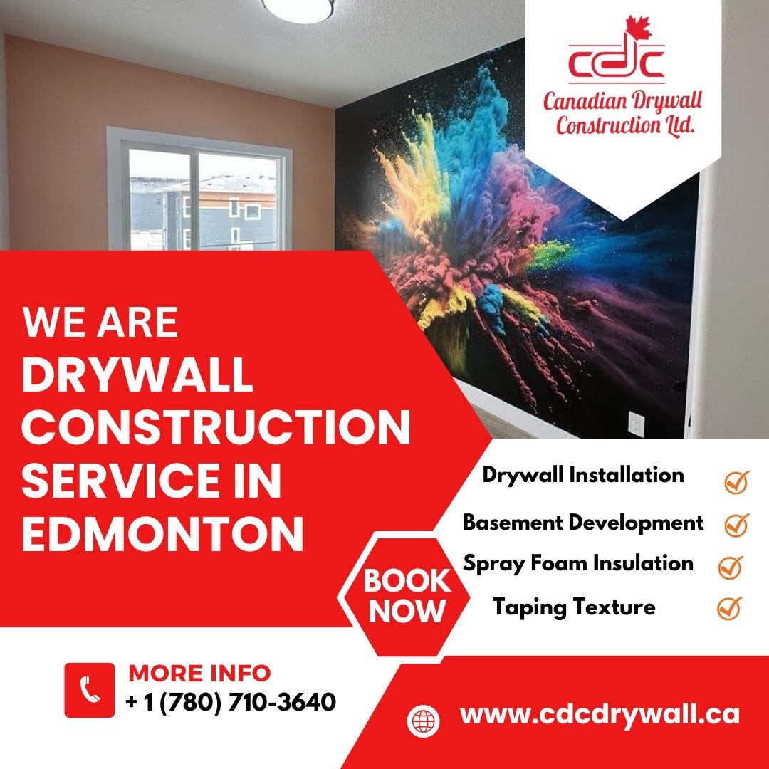 Transforming Spaces: The Expert Touch of Edmonton’s Premier Drywall Installers  by 