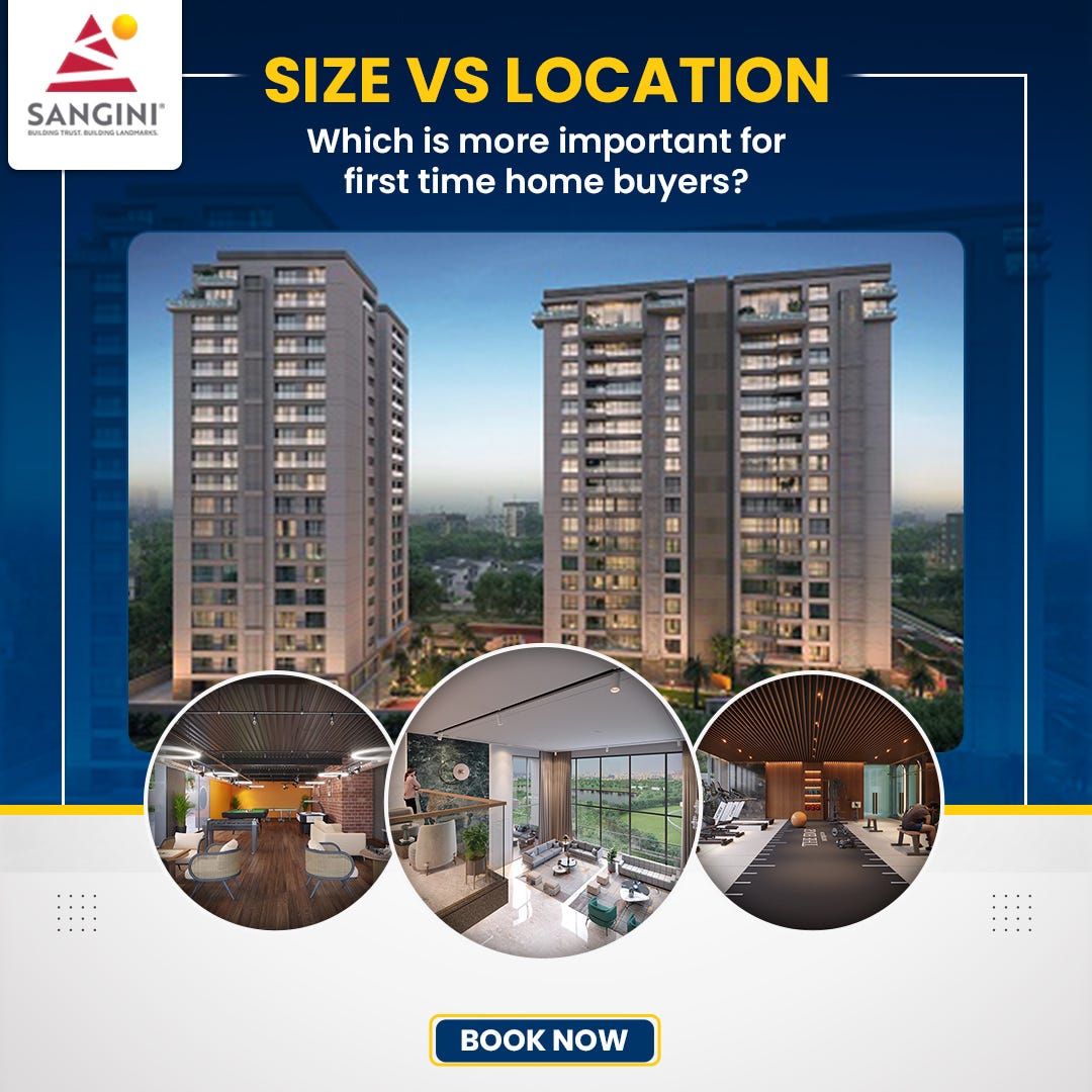 Size vs Location — Which is more important for firsttime home buyers