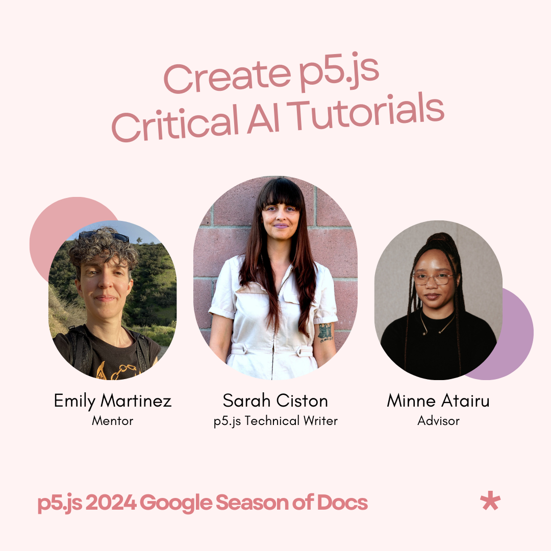 Announcing p5.js 2024 Google Season of Docs! by Processing Foundation