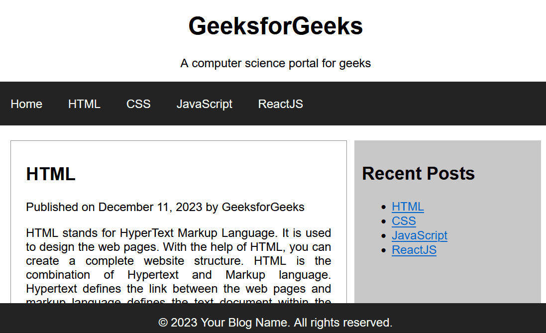 How to Make a Blogging Website HTML: Quick Guide | by babar khan | Jul ...
