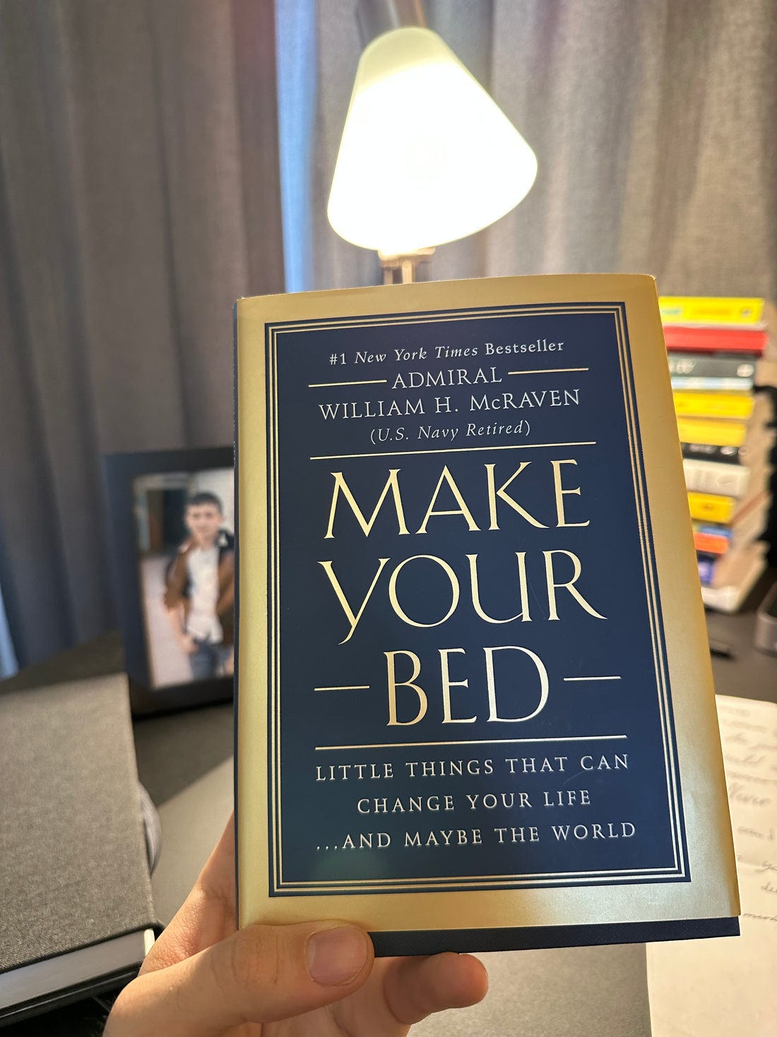 “make Your Bed” By Admiral William H Mcraven By Julian Lufi Medium