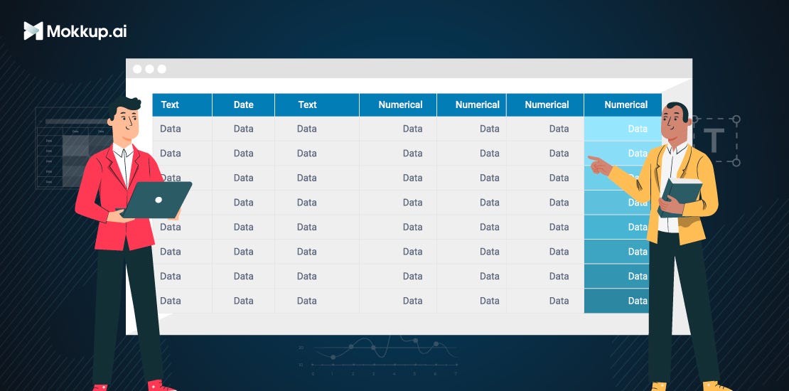 8 Best Tips & Tricks for Designing Data Tables | by Mokkup.ai | Medium