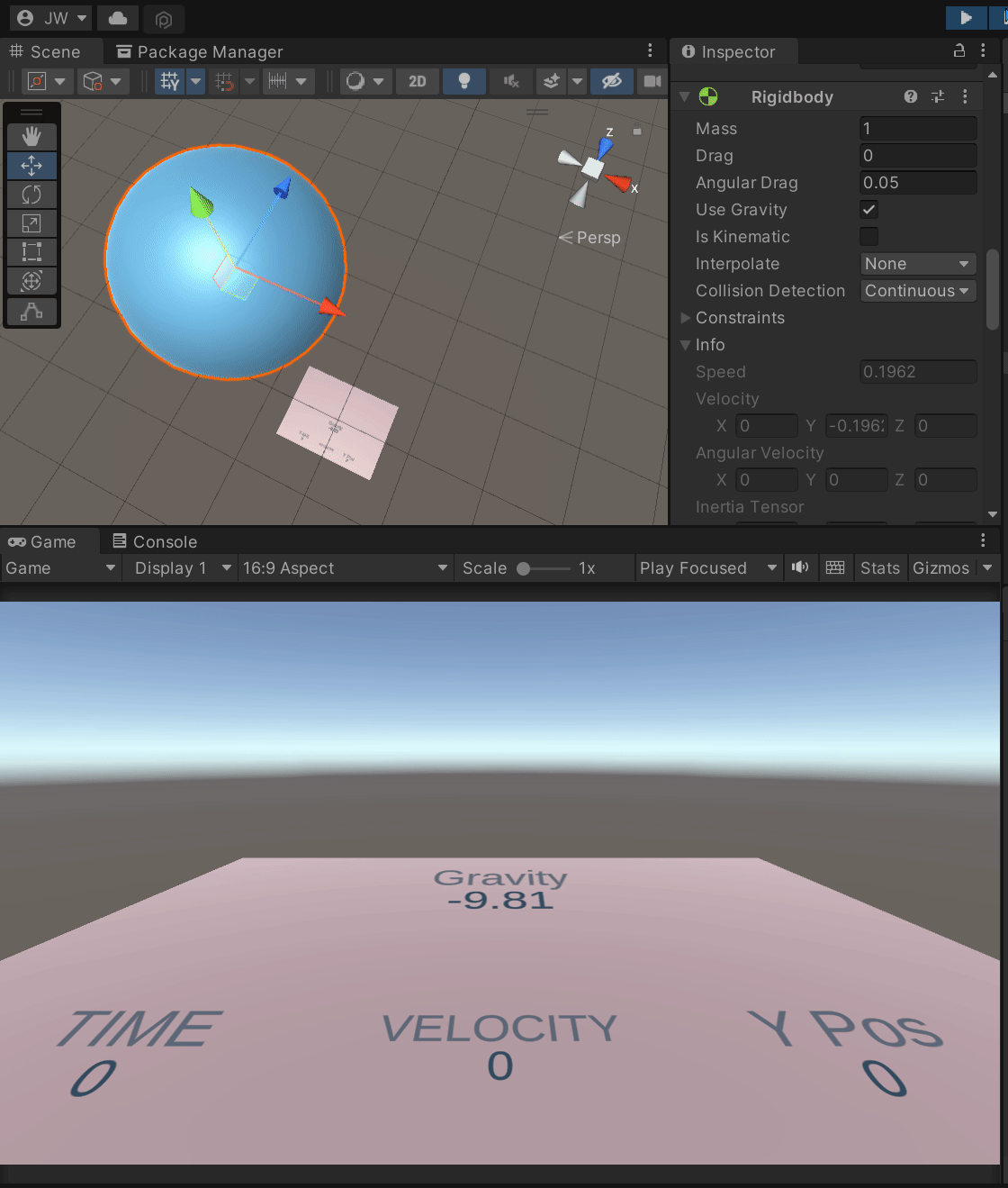 Unity Physics: Speed vs Velocity vs Acceleration | by Jesse Warren | Medium