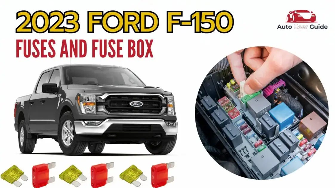 2023 FORD F150 Fuses And Fuse Box Location and Diagram Instructions
