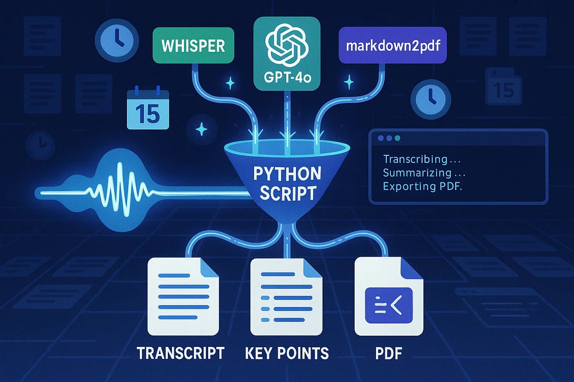 I Built a Python Script That Turns Meeting Recordings into Auto ...