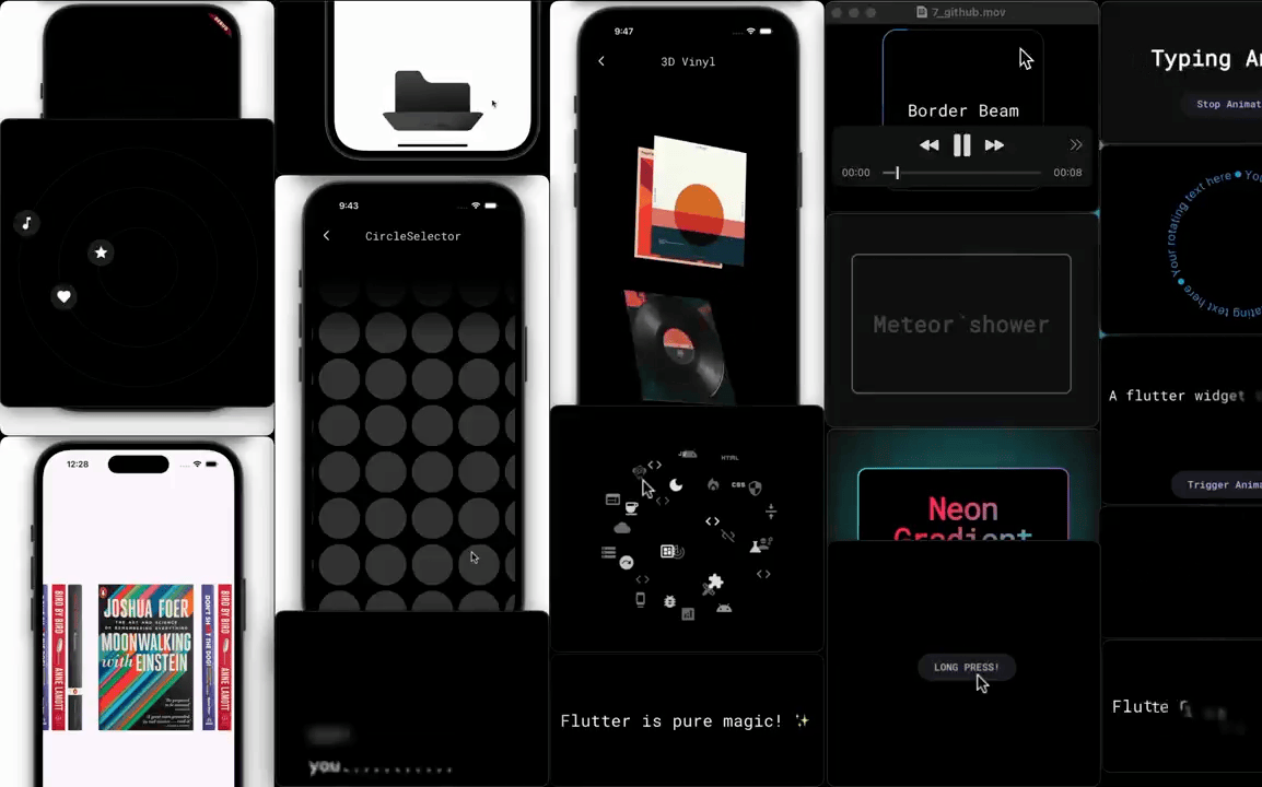 Open Source Animated Flutter UI Kit: Customizable Widgets for Cross ...