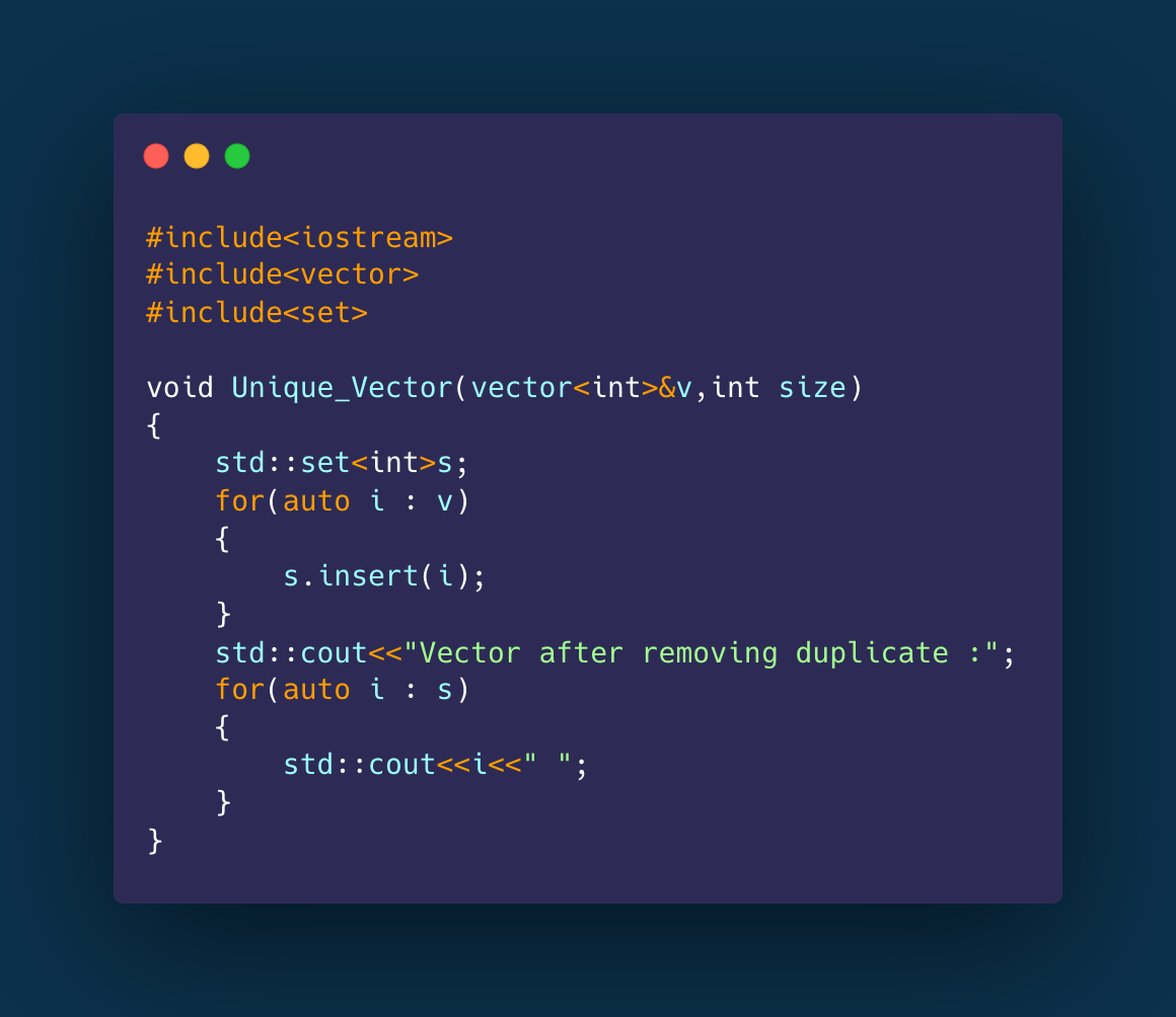 How to Remove Duplicates from Array in C++ | by Google Developer ...