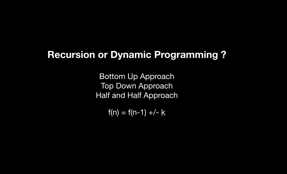 Recursion or Dynamic Programming? | by Durga Rao Manchikanti | Medium