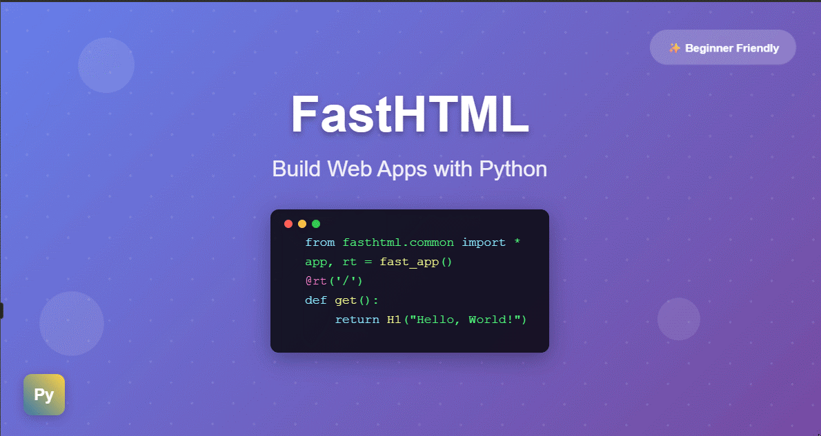 FastHTML Tutorial for Beginners. Learn Web Development with Python | by ...