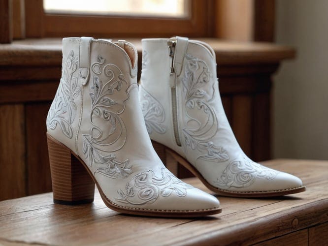 how to style white leather booties